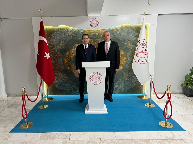 BOZKIR KAYMAKAMINA ZİYARET 
