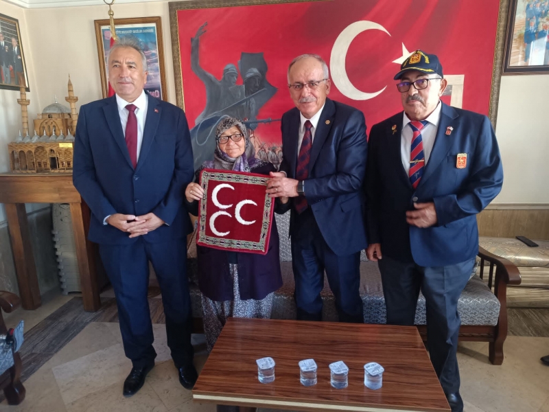 MHP HEYETİNDEN ŞEHİT-GAZİ DERNEKLERİNE ZİYARET