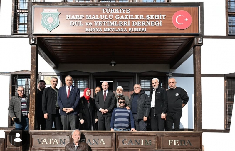 KONYA EMNİYET MÜDÜRÜMÜZ DERNEĞİMİZİ ZİYARET ETTİ 