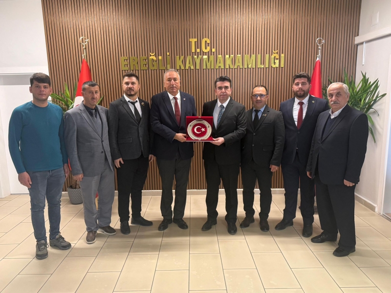 EREĞLİ KAYMAKAMIMIZA NEZAKET ZİYARETİ 