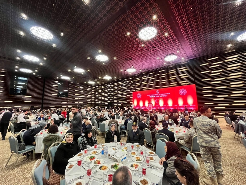 BÜYÜK AİLE İFTAR BULUŞMASI GERÇEKLEŞTİRİLDİ 